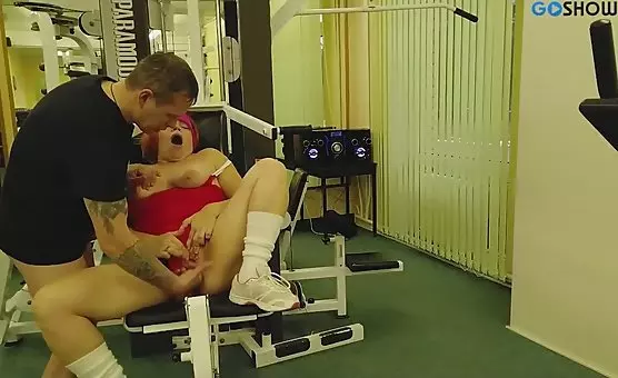 Intense Orgasms at the Fitness Center Erotic Gym Play